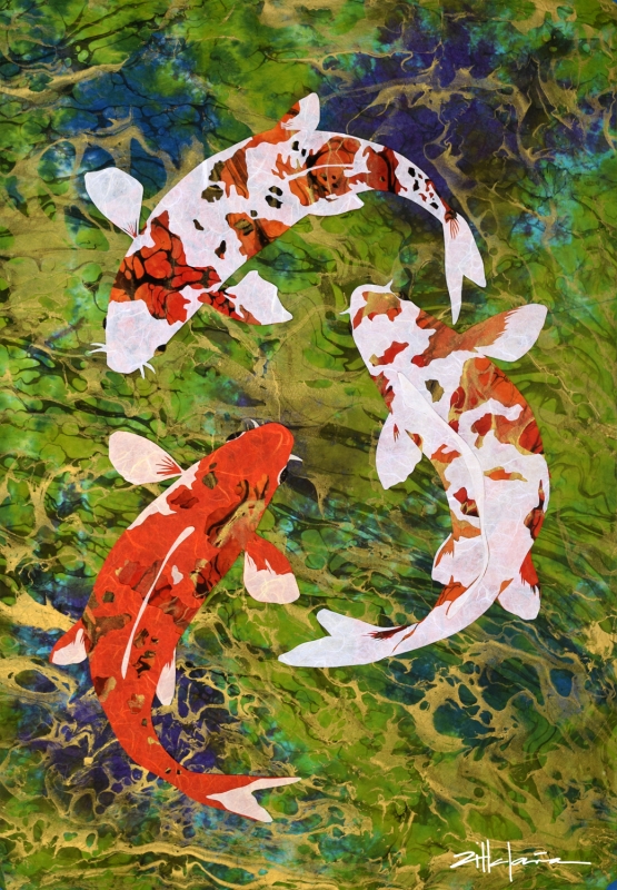 Aren't We Koi? by artist Marcy Ann Villafana